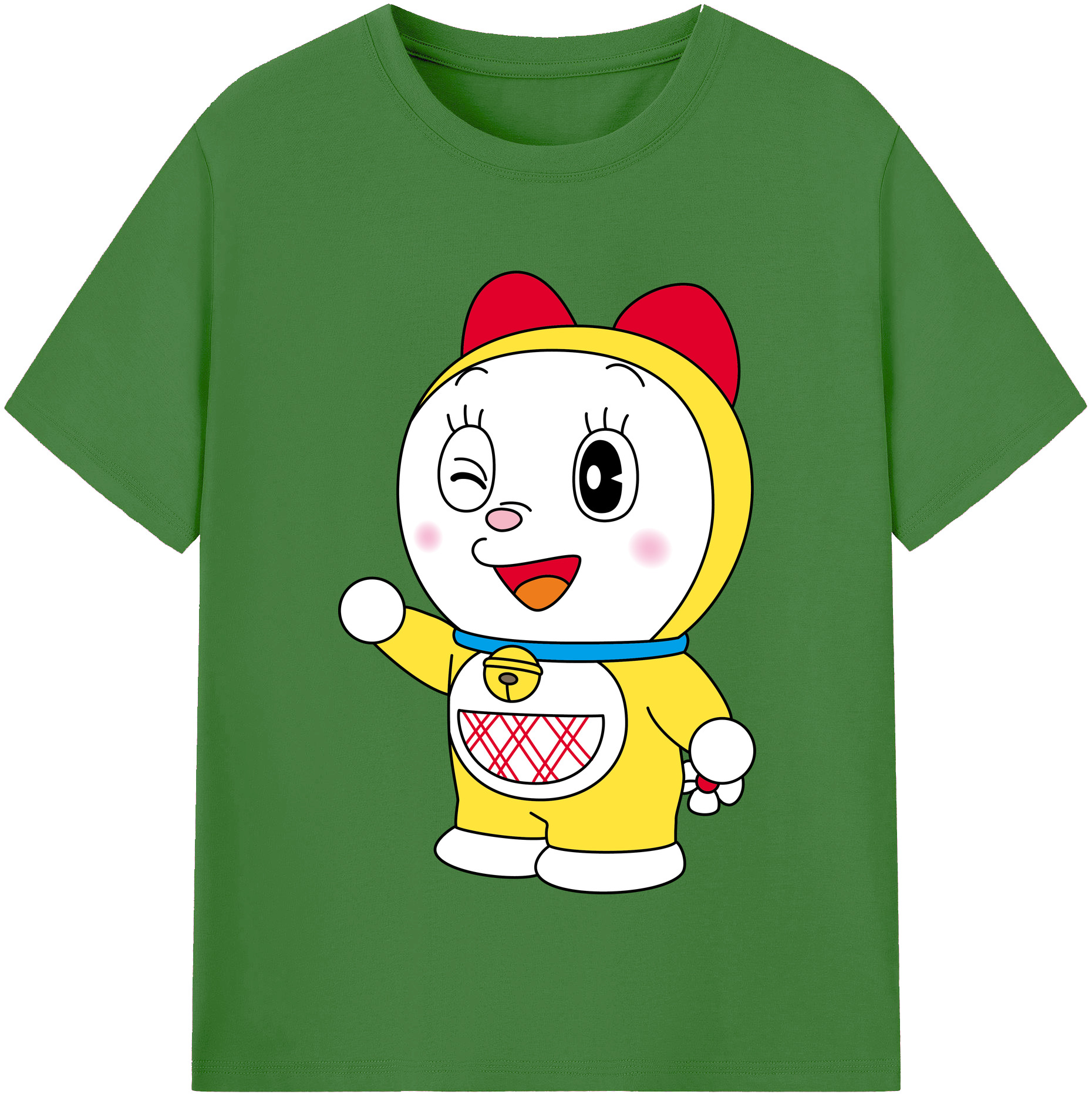 （画像用） ドラえもん ドラミ Doraemon Dorami レディースカジュアルプリントTシャツ（綿100％）